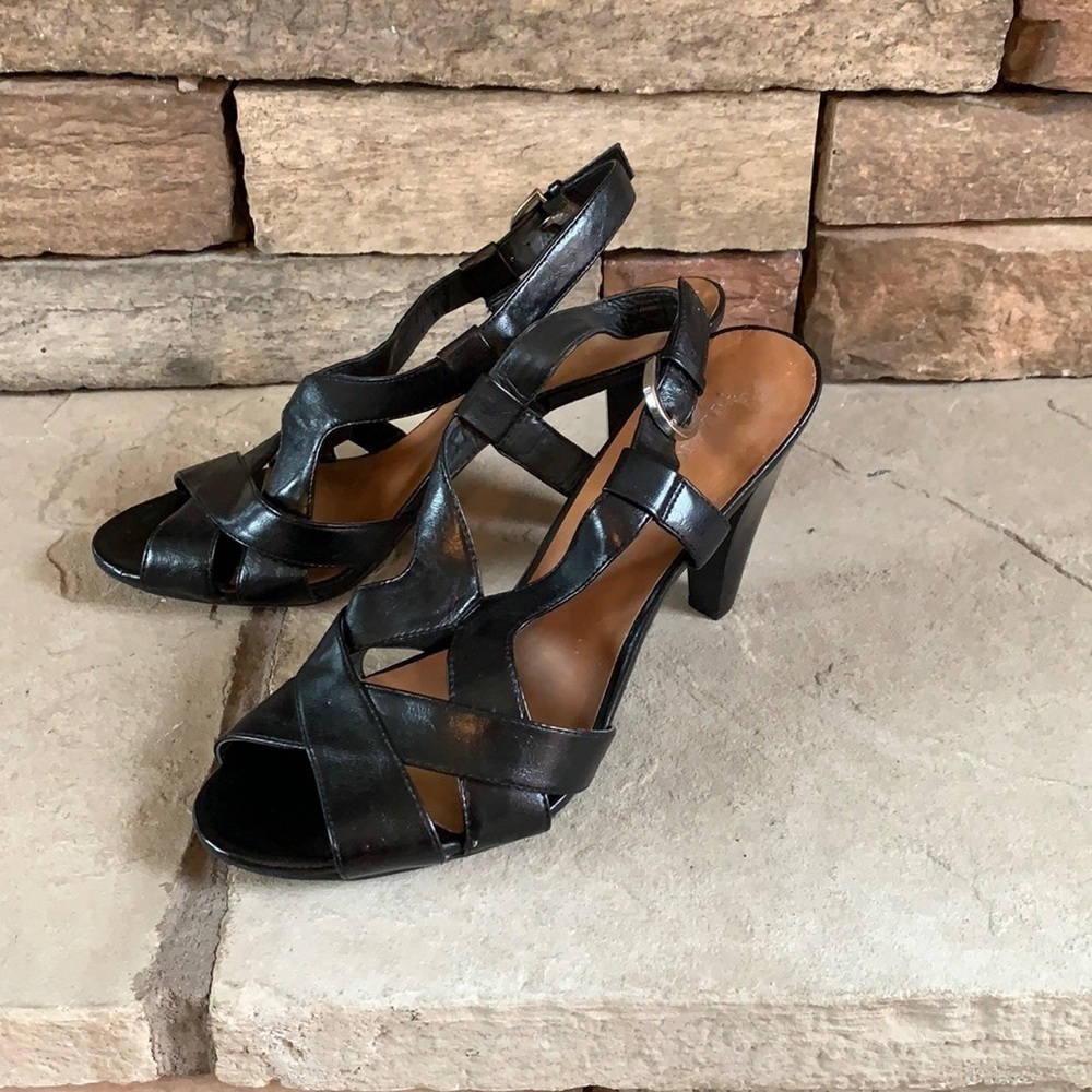 FRANCO Sarto size 10 black high heels